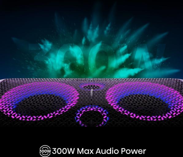 Hisense Party Storm - 300W Portable Party Speaker