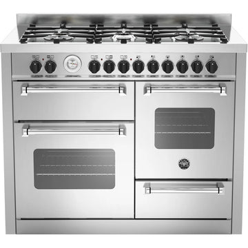 Bertazzoni MAS1106MFETXE 110cm Dual Fuel Range Cooker – Stainless Steel