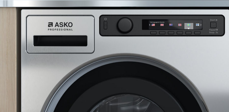 ASKO WMC8947PI.S Professional 9KG 1400rpm Commercial Washing machine - Stainless Steel