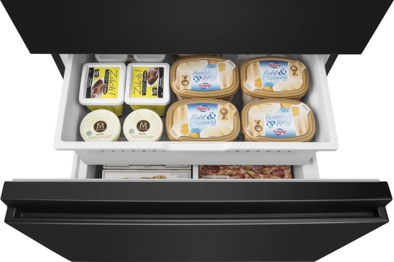 Hisense RF540N4WFE PureFlat Fridge Freezer - Black Stainless Steel