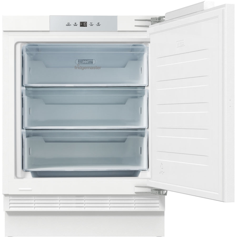 Fridgemaster MBUZ6097E Integrated Under Counter Freezer