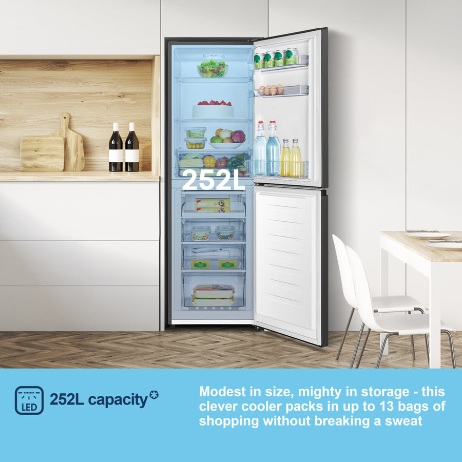 Fridgemaster MC55240EB 50/50 Fridge Freezer - Black