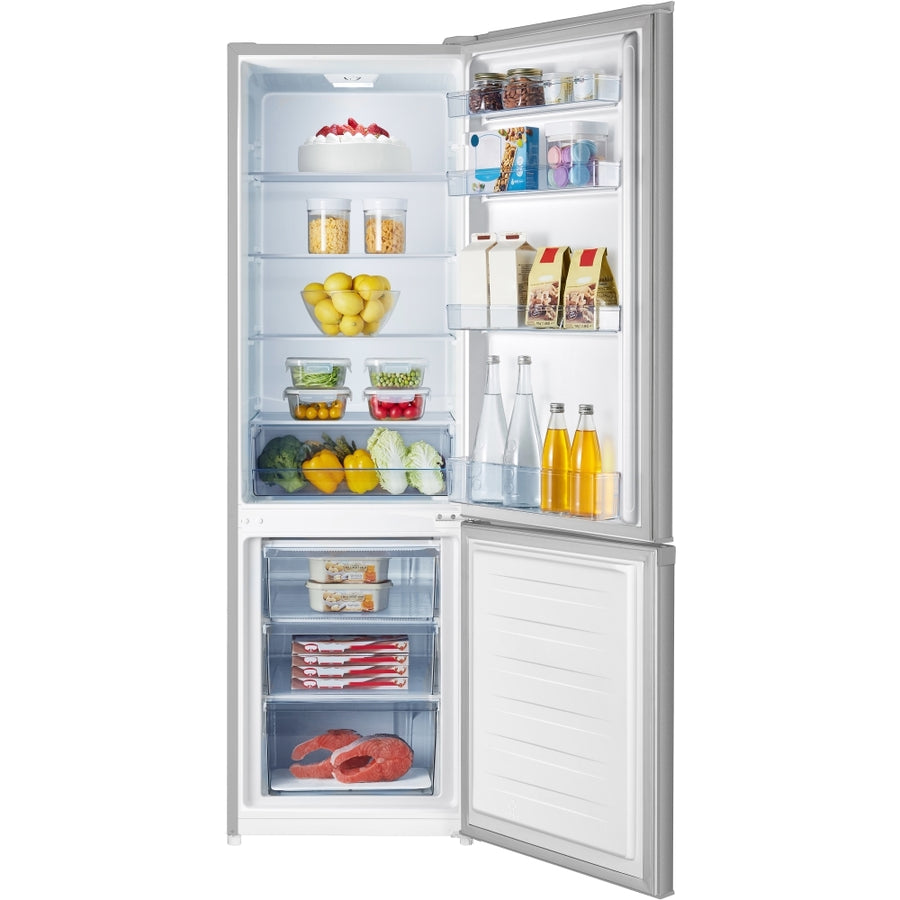 Fridgemaster MC55265ES 70/30 Freestanding Fridge Freezer - Silver