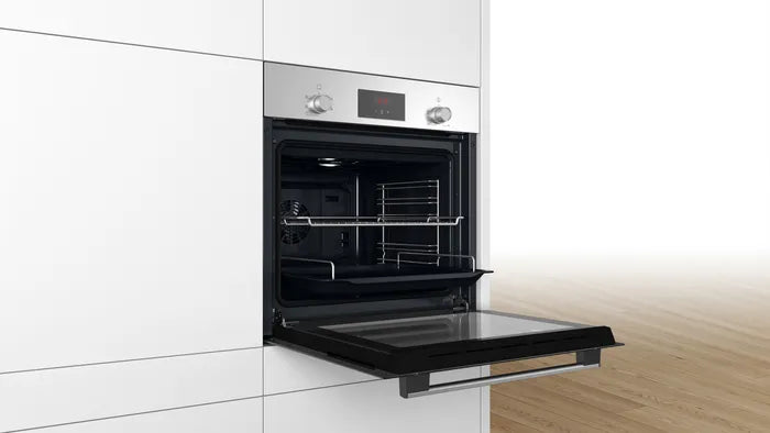 Bosch HHF113BA0B Serie 2 Built In Electric Single Oven - Stainless Steel