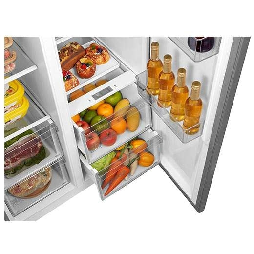Midea MDRS619FIE46 American style fridge freezer - Stainless steel
