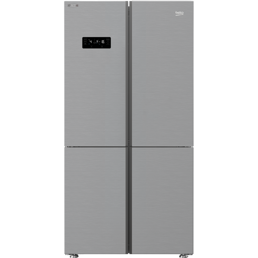 Beko MN1436224PS American Style Fridge Freezer Multi-Zone - Stainless steel