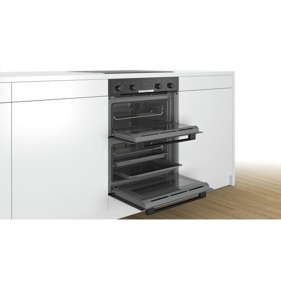 Bosch NBS533BB0B Series 4 Built-Under double oven - Black