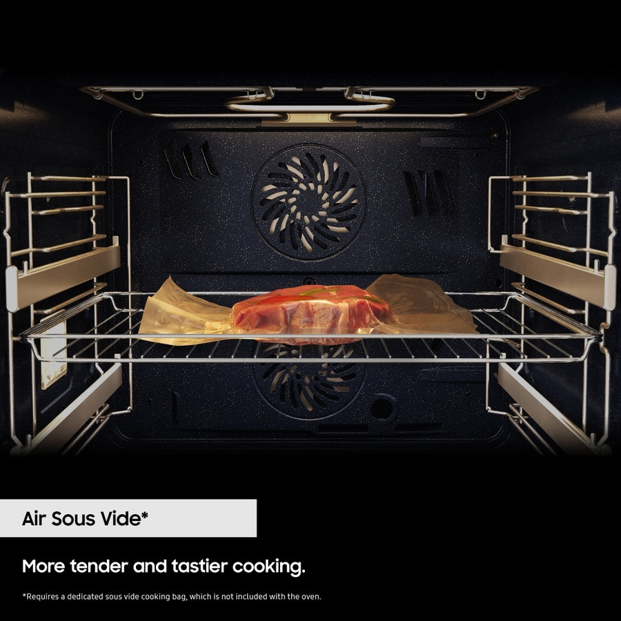 Samsung NV7B45205AS Dual Cook Flex Series 4 Catalytic Smart Oven - Stainless Steel [Free 5-year parts & labour guarantee]