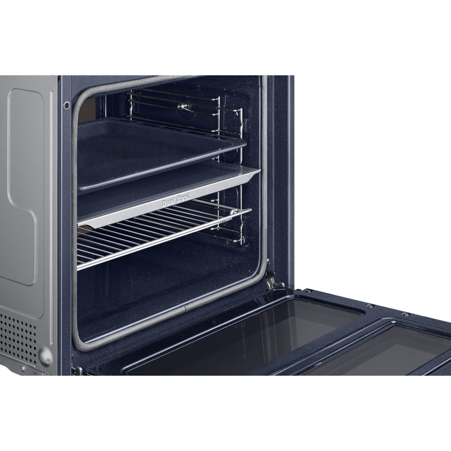 Samsung NV7B45205AS Dual Cook Flex Series 4 Catalytic Smart Oven - Stainless Steel [Free 5-year parts & labour guarantee]