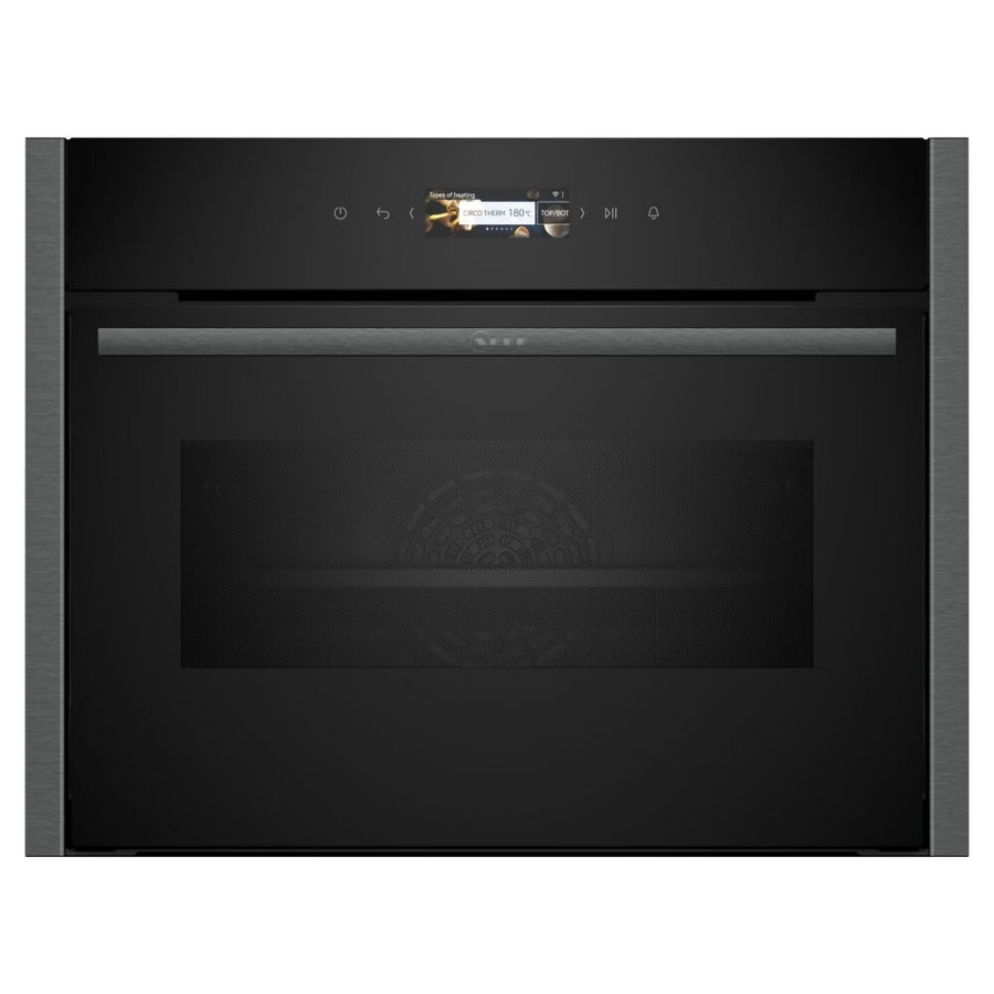 Neff N70 C24MR21G0B Built-in Compact Oven & Microwave - Graphite Grey
