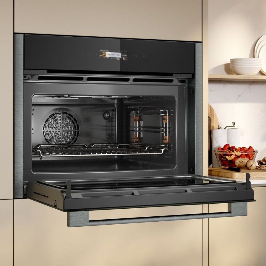Neff N70 C24MR21G0B Built-in Compact Oven & Microwave - Graphite Grey
