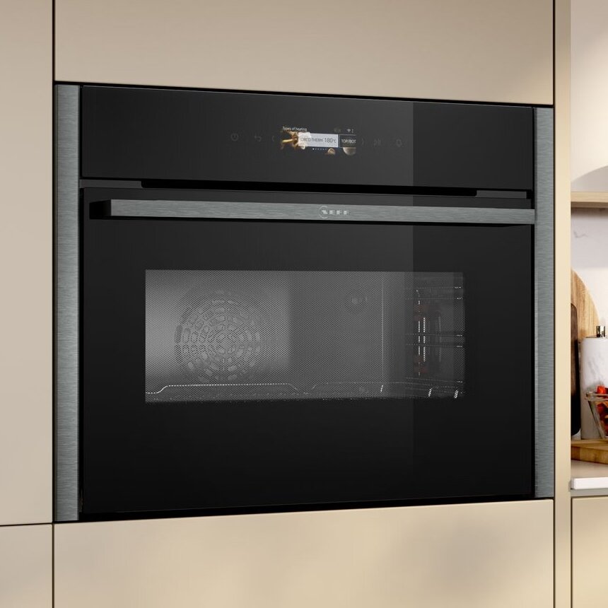 Neff N70 C24MR21G0B Built-in Compact Oven & Microwave - Graphite Grey