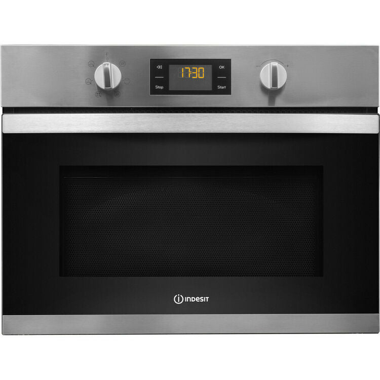 Indesit MWI3443IX Built-in Microwave & Grill - Stainless steel