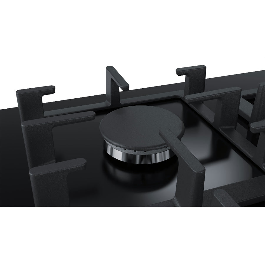 Bosch Series 6 PPQ7A6B90 75cm Tempered Glass Gas Hob - Black