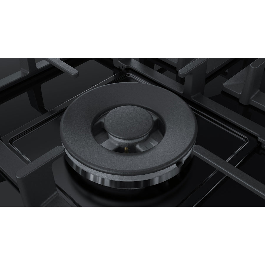 Bosch Series 6 PPQ7A6B90 75cm Tempered Glass Gas Hob - Black