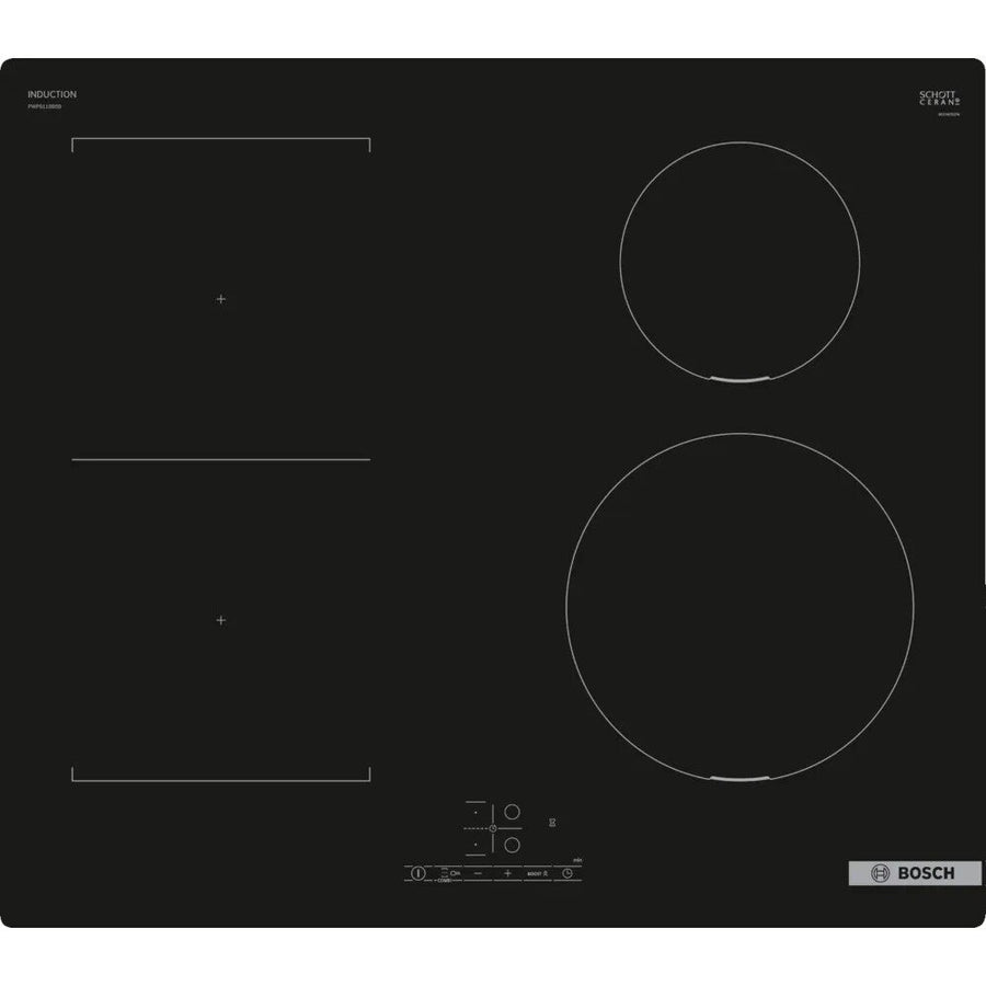 Bosch PWP611BB5B Series 4 CombiZone 4 Zone Induction Hob