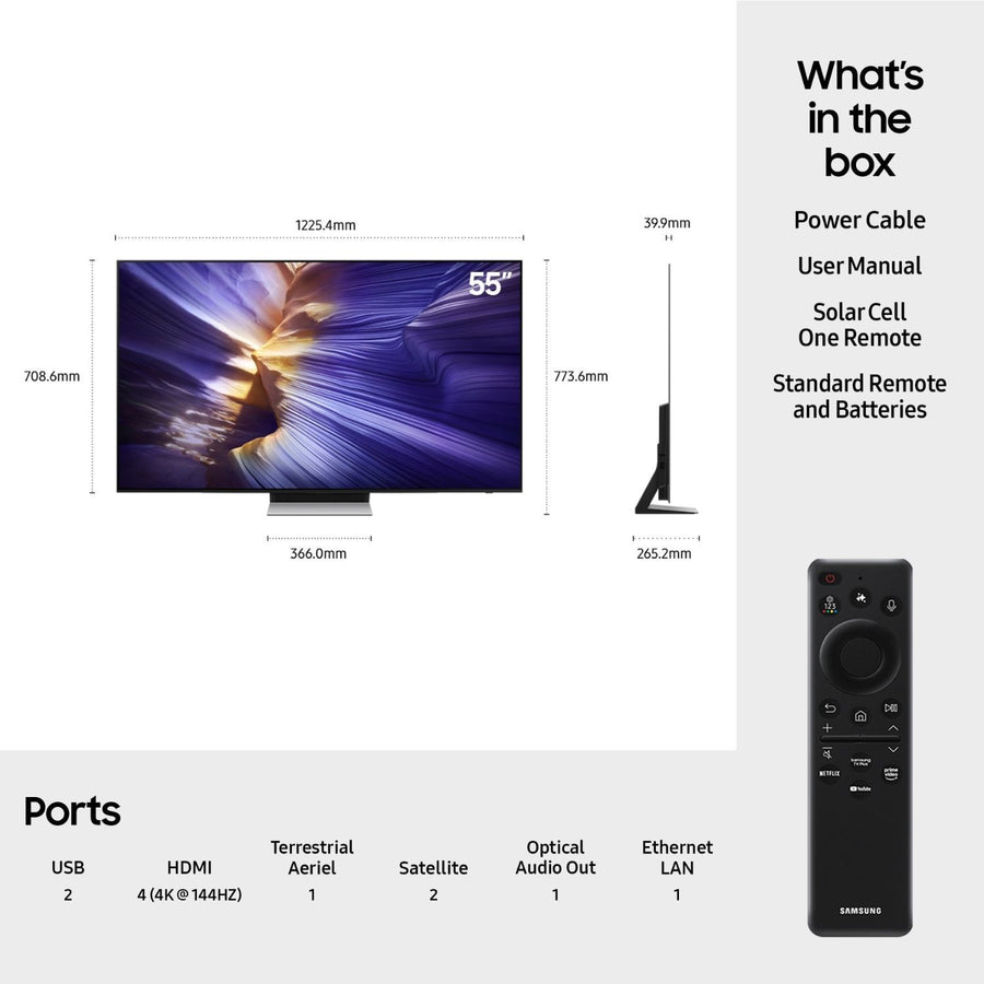 Samsung QE55S90FAEXXU 55'' 4K UHD HDR OLED Smart TV