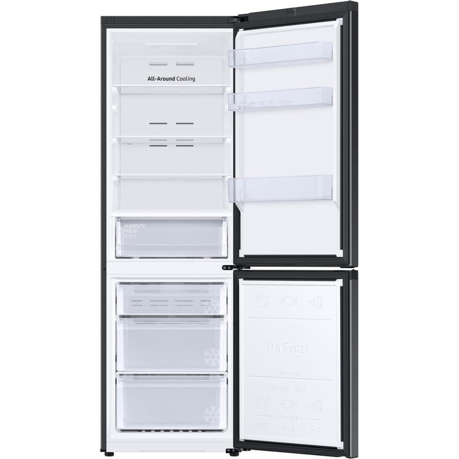 Samsung RB34C600EBN Series 4 70/30 Total No Frost Fridge Freezer - Black [Free 5-year parts & labour guarantee]