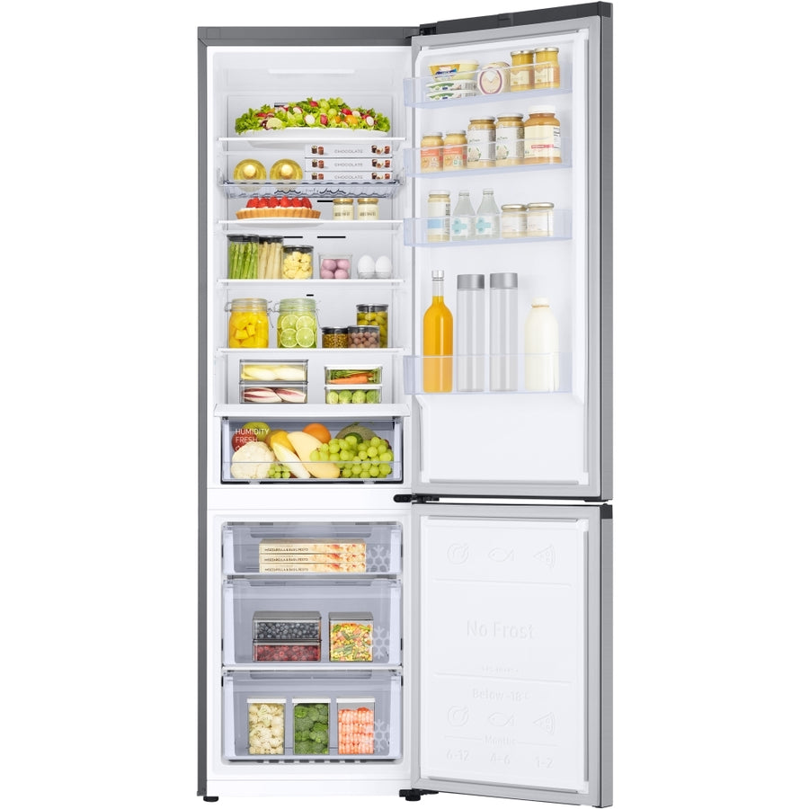 Samsung RB38C602ESA SpaceMax™ silver fridge freezer with total no frost cooling