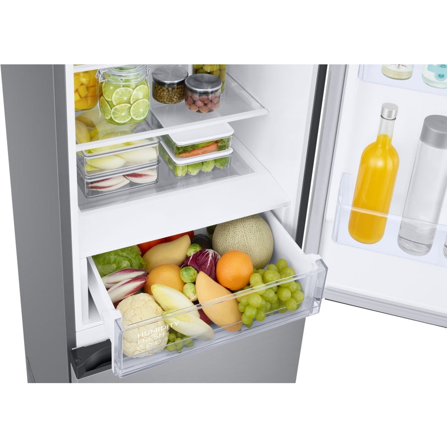 Samsung RB38C602ESA SpaceMax™ silver fridge freezer with total no frost cooling