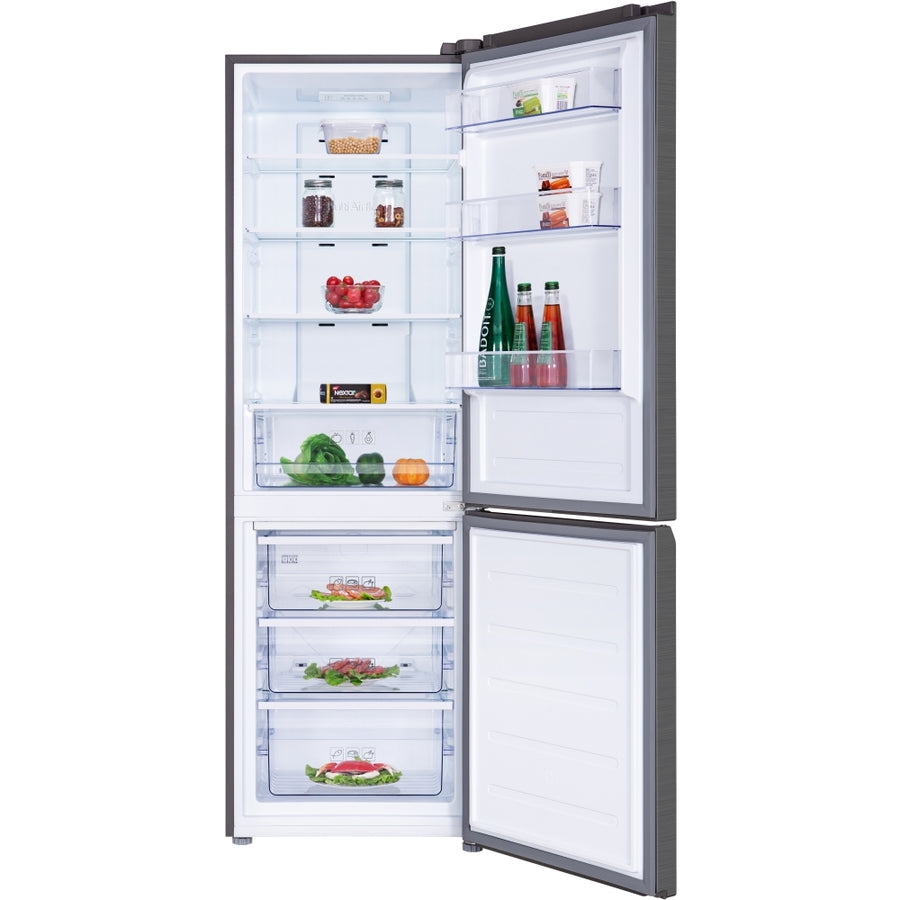 TCL appliances available for cheap prices @ Basil Knipe Electrics Ballymoney  Frost Free 60cm Fridge Freezer in Dark Steel