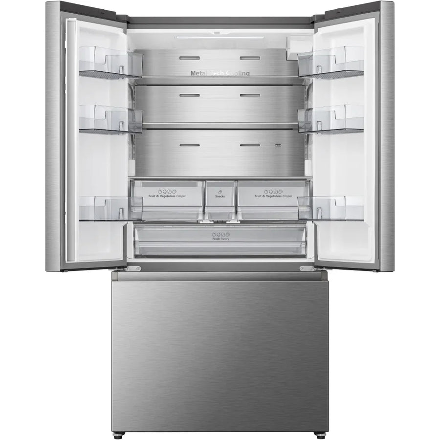 Hisense RF815N4SESE French style Fridge Freezer - Stainless Steel