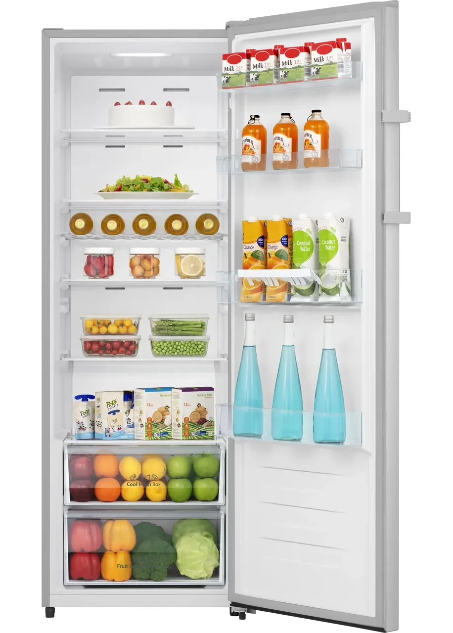 Hisense RL415N4ACE Tall Frost Free Larder Fridge - Grey – Basil Knipe ...