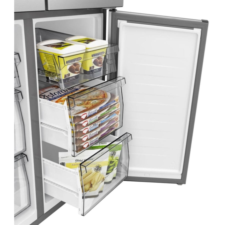 Hisense PureFlat RQ5P470SAID Fridge Freezer - Silver Stainless Steel