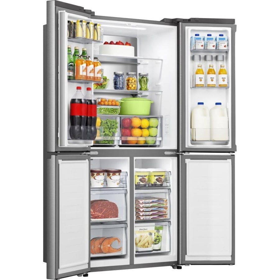 Hisense PureFlat RQ5P470SAID Fridge Freezer - Silver Stainless Steel