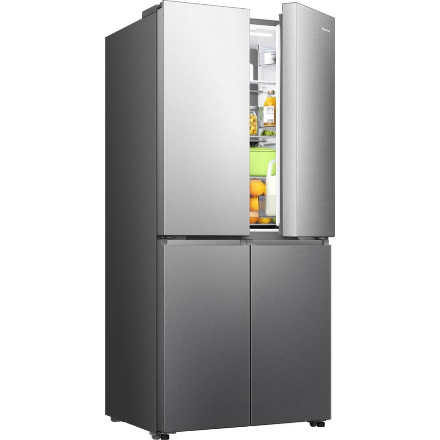 Hisense PureFlat RQ5P470SAID Fridge Freezer - Silver Stainless Steel
