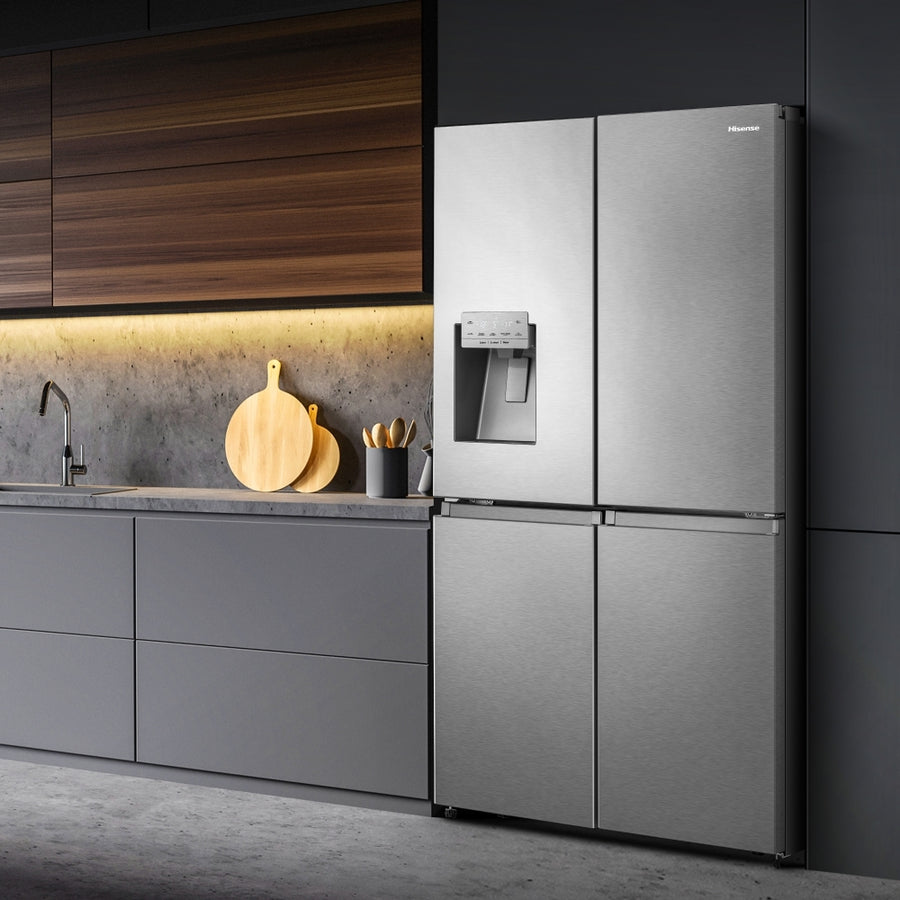 HIsense RQ760N4SASE PureFlat Non-Plumbed American style fridge freezer - stainless steel