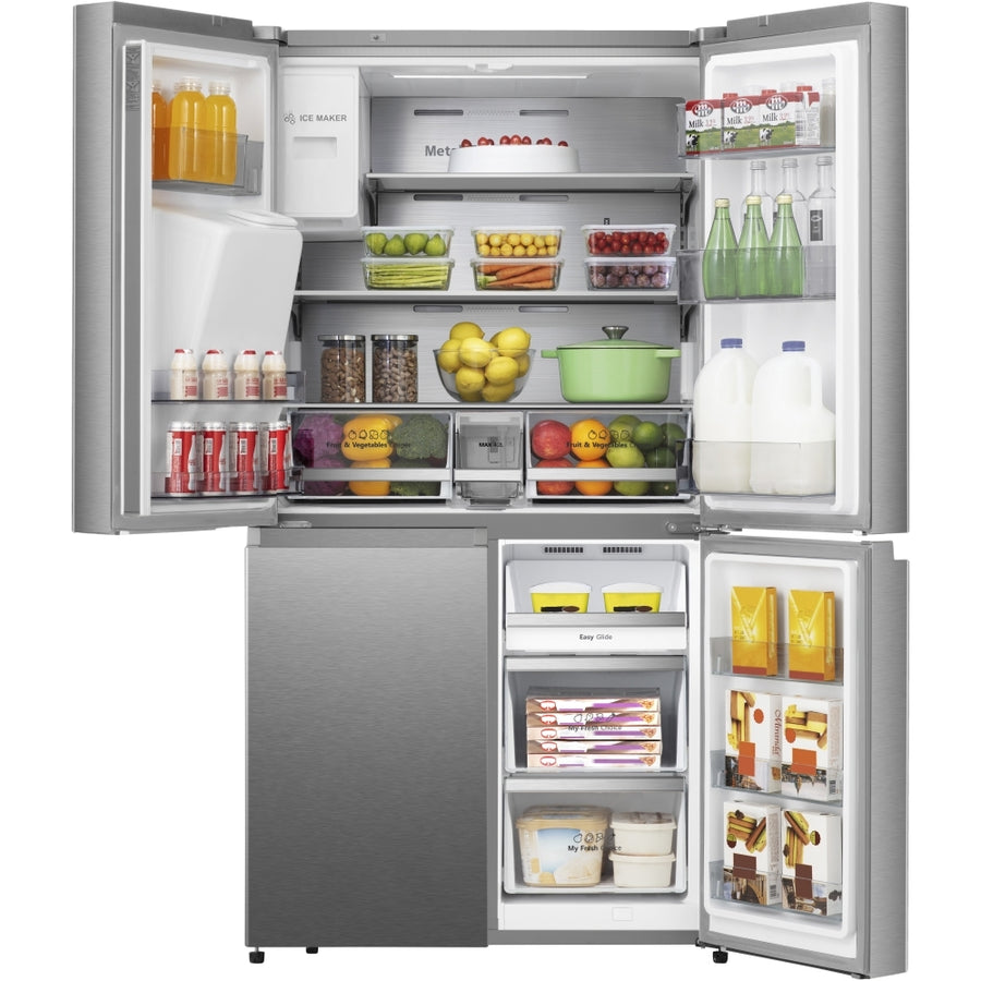 HIsense RQ760N4SASE PureFlat Non-Plumbed American style fridge freezer - stainless steel