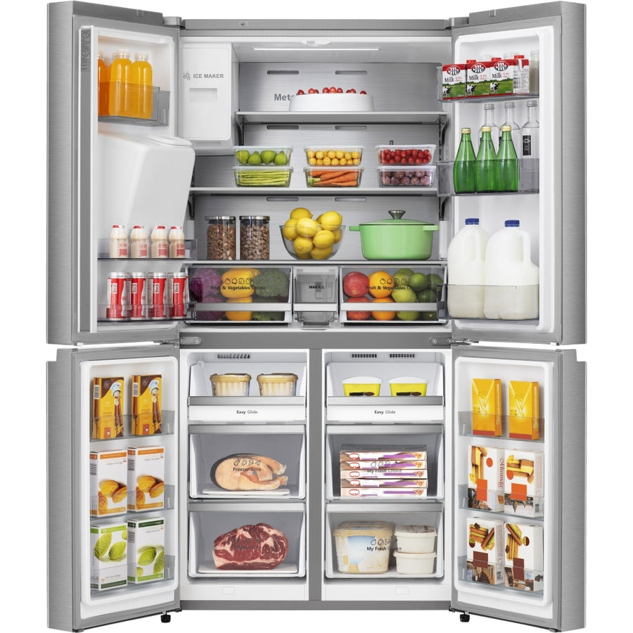HIsense RQ760N4SASE PureFlat Non-Plumbed American style fridge freezer - stainless steel