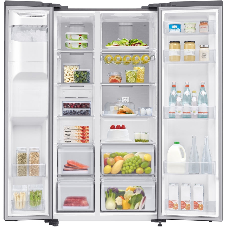 Samsung RS65DG54M3SLEU Metal Cooling American style fridge freezer - Stainless Steel [Free 5-year parts & labour warranty]