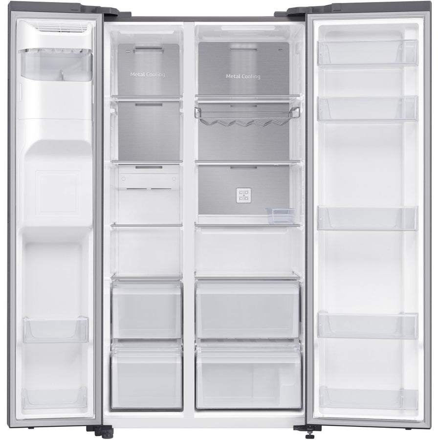 Samsung RS65DG54M3SLEU Metal Cooling American style fridge freezer - Stainless Steel [Free 5-year parts & labour warranty]