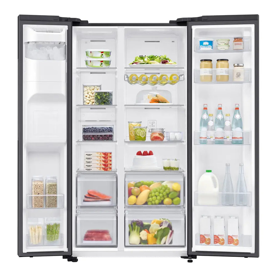 Samsung RS65DG5403B1 Series 7 American Fridge Freezer Plumbed Ice & Water - Dark Inox [Free 5-year parts & labour guarantee]