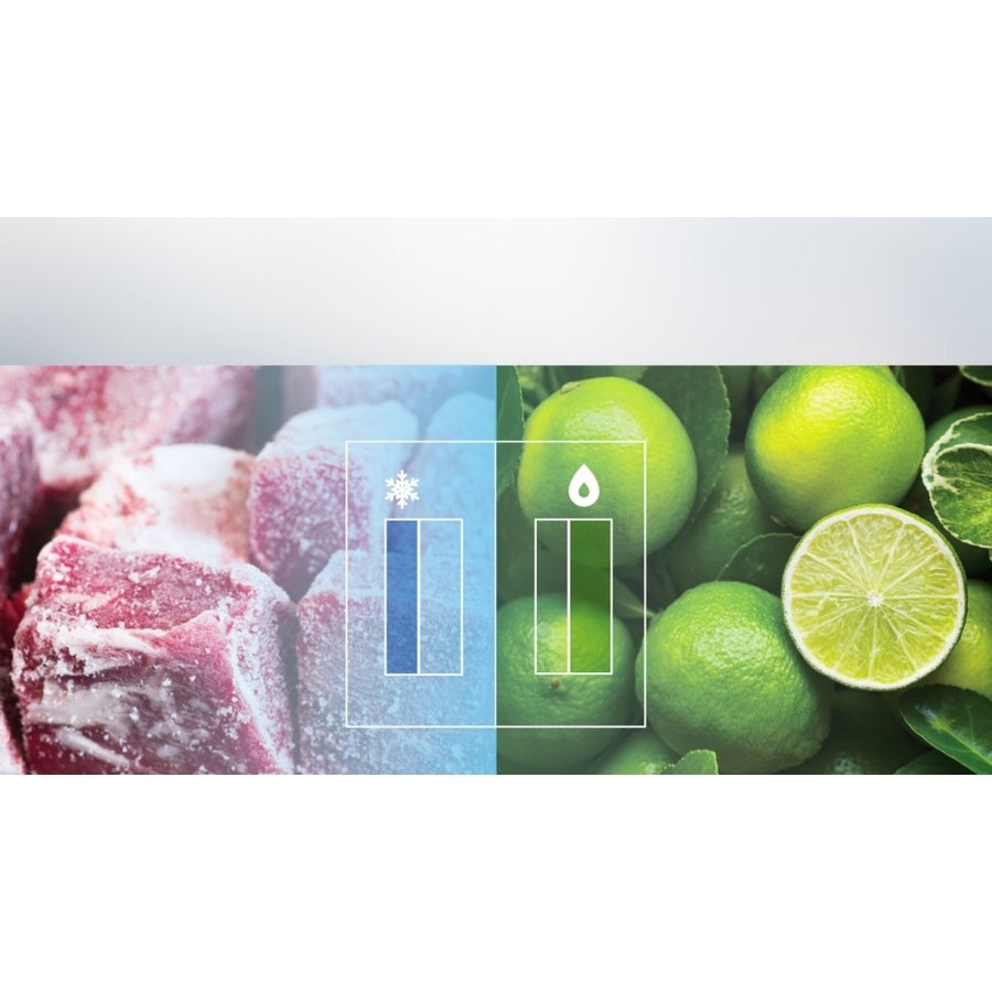 Hisense RS694N4TIE American Style Fridge Freezer With Non-Plumbed Ice & Water - Stainless Steel