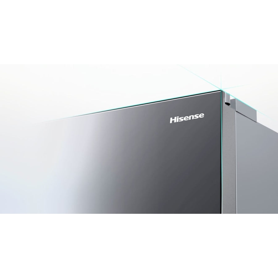 Hisense RS694N4TIE American Style Fridge Freezer With Non-Plumbed Ice & Water - Stainless Steel