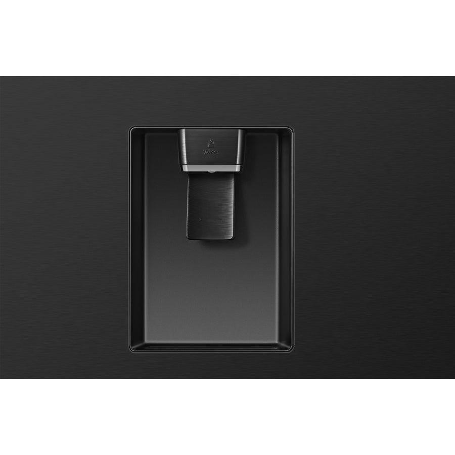 Hisense RS840N4WFE PureFlat Non-Plumbed American Style Fridge Freezer - Black