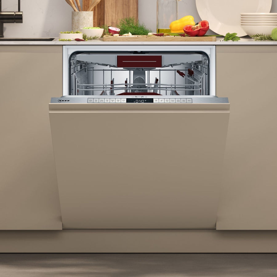 Neff N50 S155ECX07G Fully Integrated 14-Place Settings Dishwasher - TimeLight® [Free 5-year parts & labour guarantee]