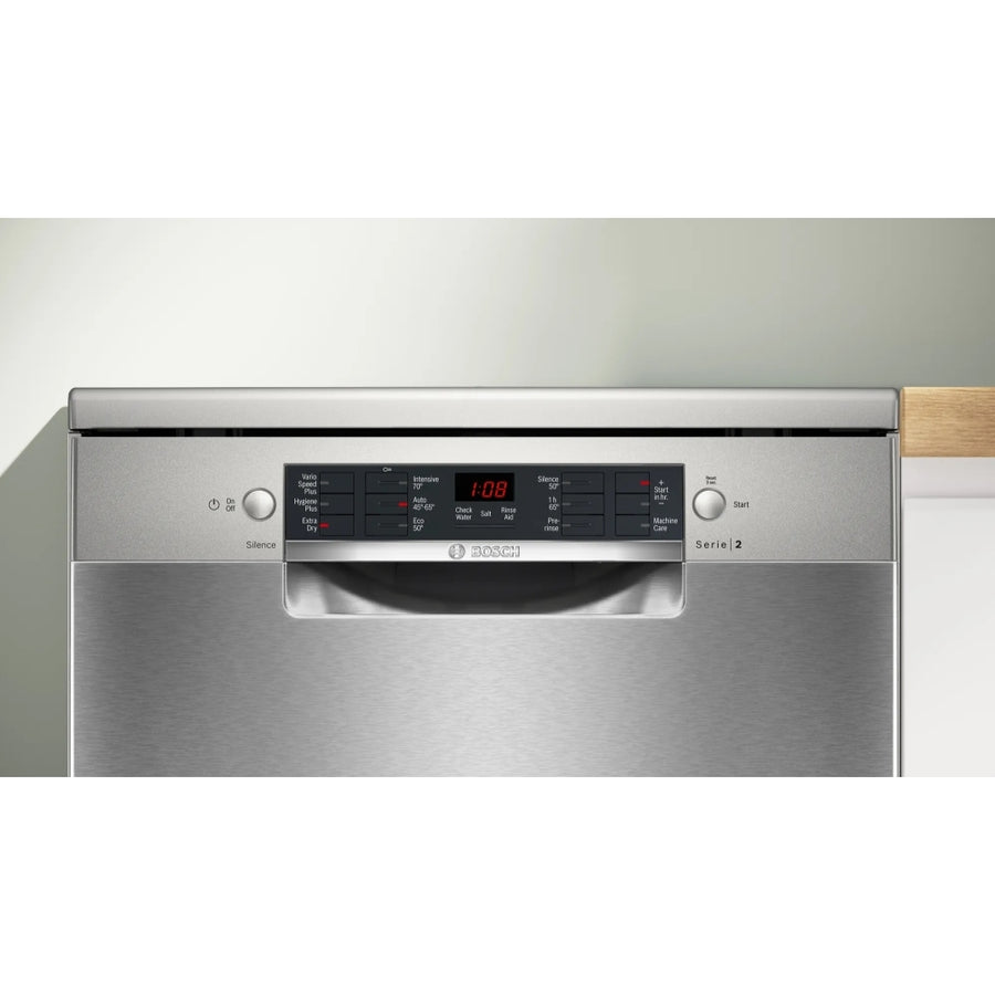 Bosch Series 2 SMS26AI08G 12-place setting dishwasher - stainless steel [Free 5-year parts & labour guarantee]