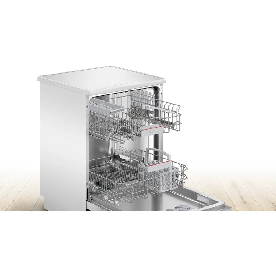 Bosch SMS4EKW06G Series 4 13-place setting freestanding dishwasher - white [Free 5-year guarantee]