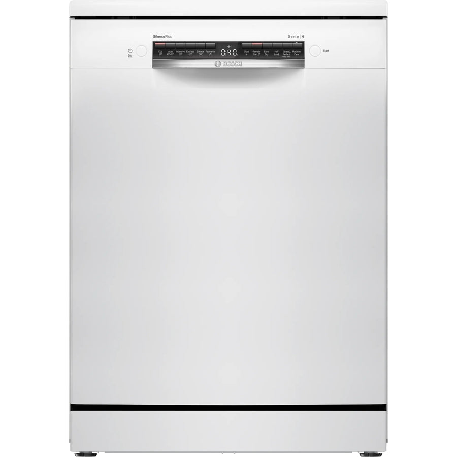 Bosch SMS4EMW06G Series 4 Freestanding dishwasher - White [Free 5-year parts & labour guarantee]