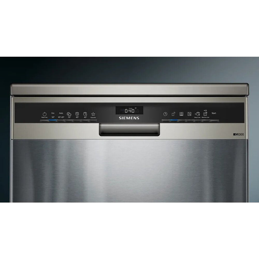 Siemens IQ300 SN23EI03ME 14 place setting freestanding dishwasher - Brushed Steel [Free 5-year parts & labour guarantee] LAST ONE