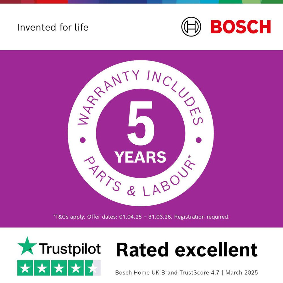 Bosch SPV2HKX42G Series 2 Slimline Integrated Dishwasher [Free 5 year parts & labour guarantee]