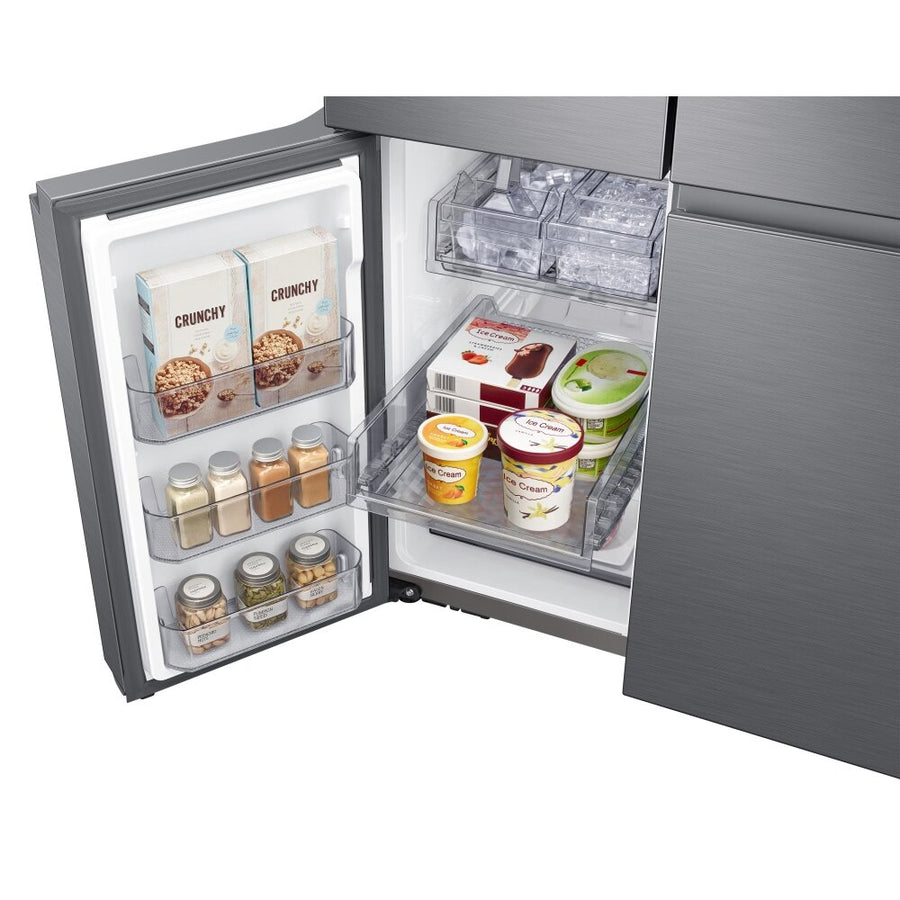 Samsung Series 9 RF65A967ES9 Four-Door Fridge Freezer With Internal Plumbed Ice & Water - Silver [Free 5-year parts & labour guarantee]