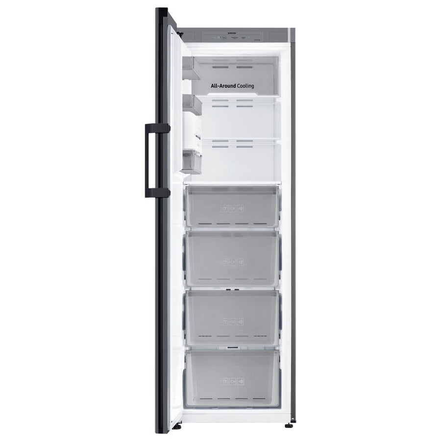 Samsung Bespoke RZ32C76GE22 Tall Black Glass Frost Free Freezer [Free 5-year parts & labour warranty]