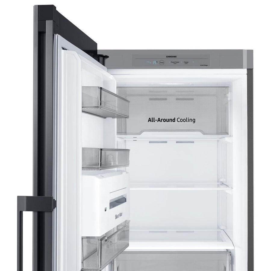 Samsung Bespoke RZ32C76GE22 Tall Black Glass Frost Free Freezer [Free 5-year parts & labour warranty]