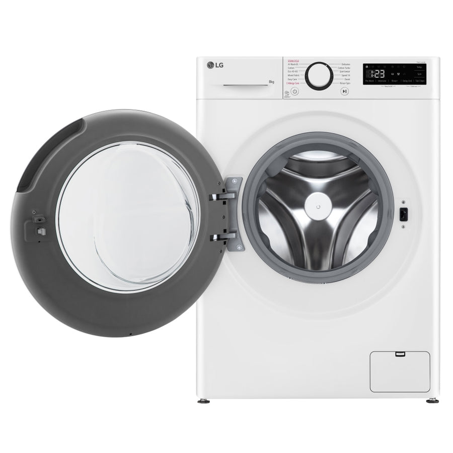 LG F2Y508WBLN1 Counter-Depth MAX™ AI DD™ 8Kg Washing Machine - White [Free 5-year parts & labour guarantee] LAST ONE