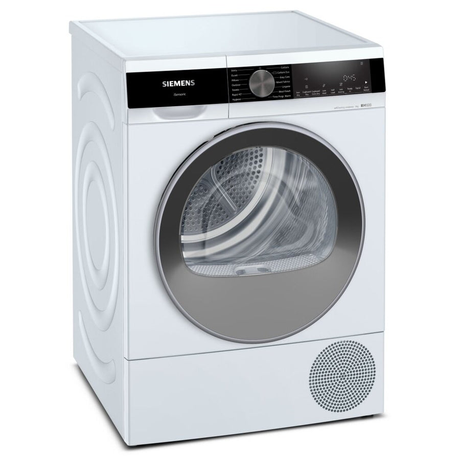 Siemens iQ500 WQ45G209GB 9kg Heat Pump Condenser Tumble Dryer [Free 5-year parts & labour guarantee]